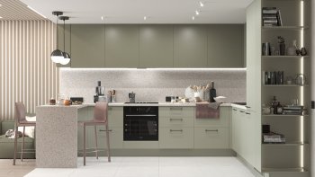 Тренды и новые цвета в дизайне современных кухонь в 2023 году в Улыбино - ulybino.mebel54.com | фото