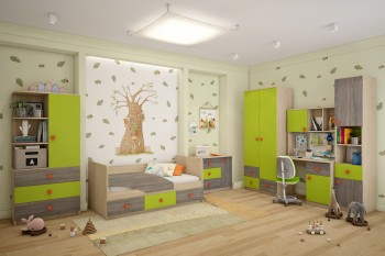 Детская комната Пуговка в Улыбино - ulybino.mebel54.com | фото