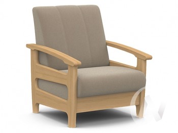 Кресло для отдыха Омега (бук лак/CATANIA LATTE) в Улыбино - ulybino.mebel54.com | фото