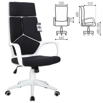 Кресло офисное BRABIX Prime EX-515 (черная ткань) в Улыбино - ulybino.mebel54.com | фото