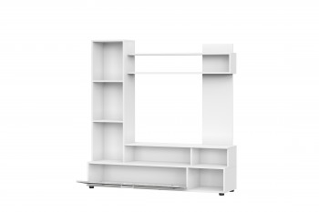 Мебель для гостиной "МГС 9" Белый / Цемент светлый в Улыбино - ulybino.mebel54.com | фото