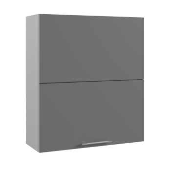 Ройс ПГПМ 800 Шкаф верхний Blum Aventos HF (Графит софт/корпус Серый) в Улыбино - ulybino.mebel54.com | фото